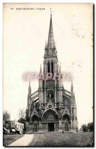 Old Postcard Bon Secours L & # 39Egilse