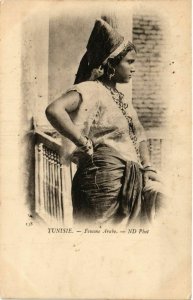 CPA AK ND 138 Femme Arabe TUNISIE (798469)