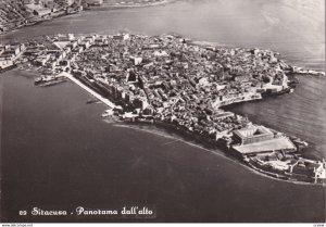 RP; SIRACUSA, Sicilia, Italy, 1930-1940s; Panorama Dall'alto