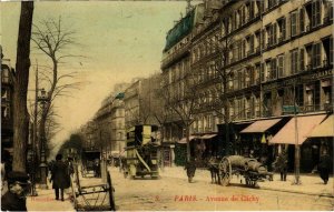 CPA PARIS 18e - Avenue de Clichy (73726)