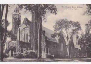 Maine Lewiston The Chapel Bates College Albertype