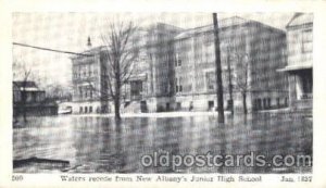 New Albany, Indiana, IN, USA Flood Junior High School, Jan. 1938 Disaster, Wr...