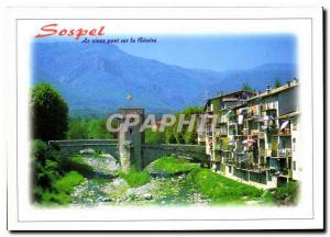 Modern Postcard Sospel Alpes Maritimes picturesque town of Menton