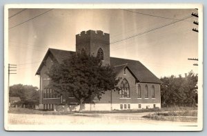 RPPC   Paynesville  Minnesota  Church  Postcard   1915