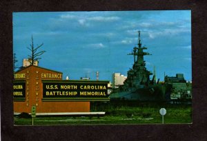 NC USS North Carolina Naval Ship Navy Battleship Wilmington Military