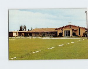 Postcard Sacred Heart Catholic Church, Okeechobee, Florida