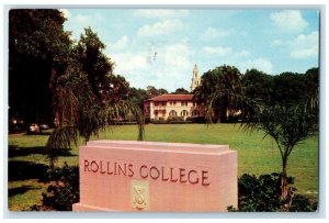 c1960 Rollins College Arts College Winter Park Florida Antique Vintage Postcard