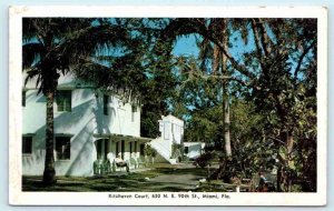 MIAMI, Florida FL ~ Roadside RITZ HAVEN COURT Motel c1950s  Postcard