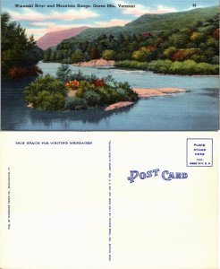 Winooski River and Mountain Range, Green Mts., Vermont(25024