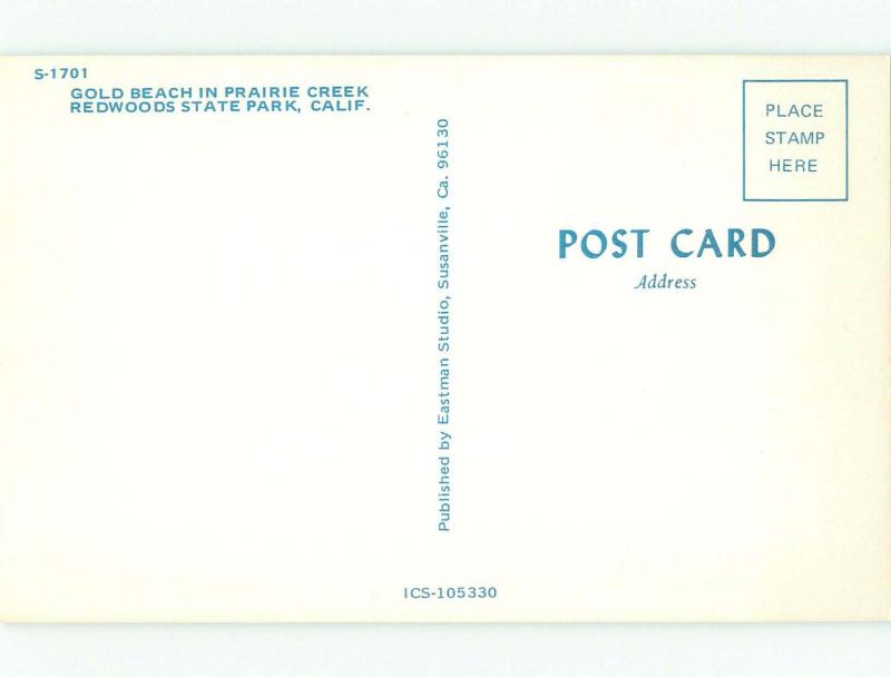 Unused Pre-1980 GOLD BEACH Redwoods Park - Near Eureka & Klamath CA d6441