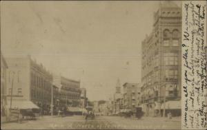 Nashua NH Main St. 1916 RPO Postal Cancel Real Photo Postcard