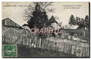Vaucouleurs - Porte de France and location Chatea the Sire of Baudricourt - O...