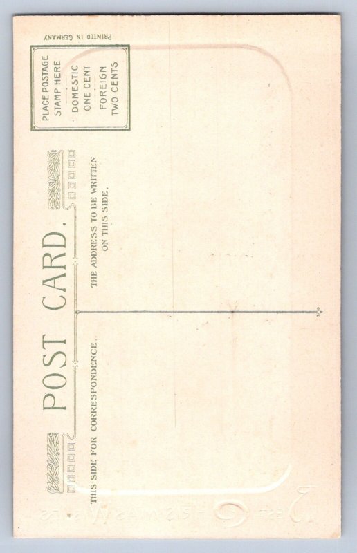 J92/ Santa Claus Christmas Postcard c1910 John Winsch Opens 100