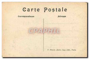 Old Postcard Paris XIV stopped the Lion of Belfort