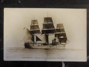 Mint Brazil RPPC Postcard Benjamin Constant escort ship