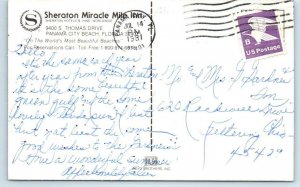 PANAMA CITY BEACH, Florida FL ~ Sheraton MIRACLE MILE INN 1981  Postcard