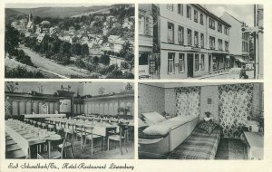 multi view Postcard Germany Bad Schwalbach Hotel Restaurant Lowenburg
