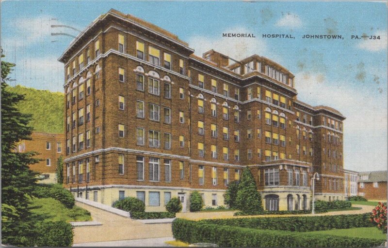 Postcard Memorial Hospital Johnstown PA