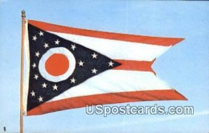 State Flag, OH Postcard      ;      State Flag, Ohio