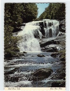 Postcard Bald River Falls, Cherokee National Forest, Tellico Plains, Tennessee