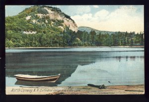 North Conway, New Hampshire/NH Postcard, Cathedral Ledge & Echo Lake
