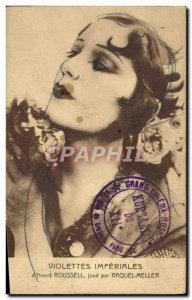 Postcard Modern Cinema of imperial Violets & # 39Henry Roussell played by Raq...
