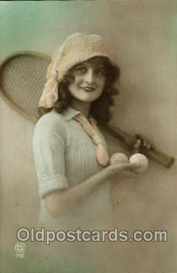 Tennis 1920 postal used 1920