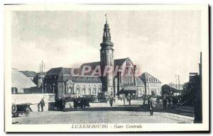 Postcard Luxemborg Old Central Station