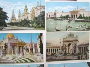 LOT of 10 ANTIQUE PANAMA PACIFIC INTERNATIONAL EXPOSITION 1915 POSTCARDS 