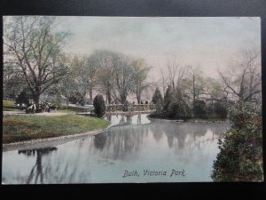 Somerset: Bath, Victoria Park, showing foot bridge c1906