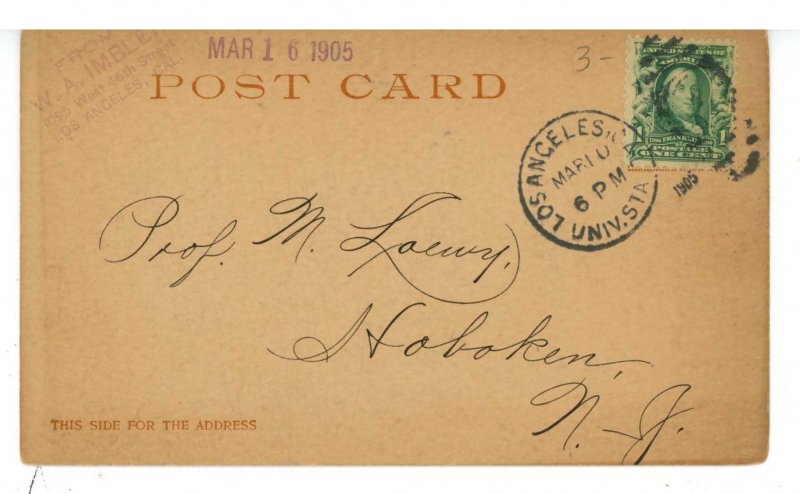 CA - Los Angeles. Spring Street ca 1905