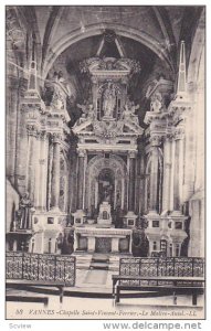 Chapelle Saint Vincent Ferrier, Le Maitre Autel, VANNES, Morbihan, France, 00...