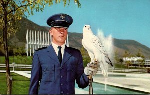 Colorado United States Air Force Academy Cadet Falconer Holding Mach 1 The Ac...