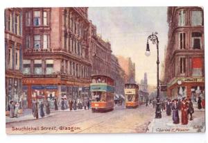 Sauchiehall Street Glasgow Charles E. Flower Tuck Oilette 