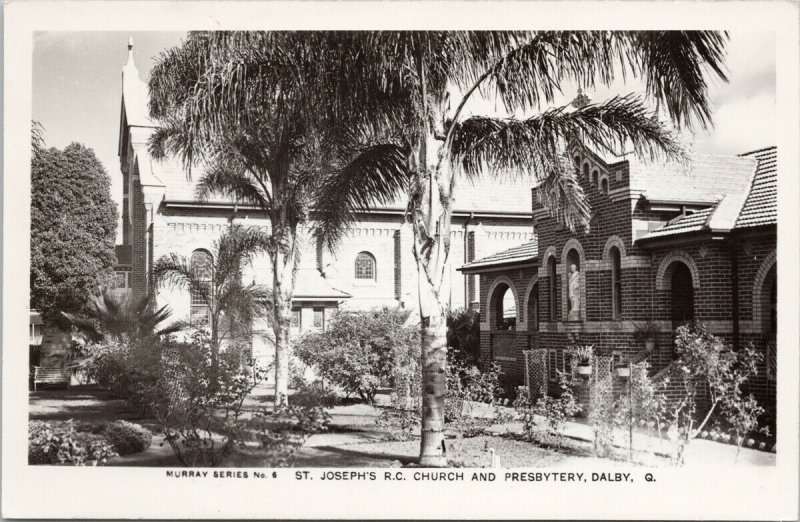 Dalby Queensland Australia St Joseph's Church Murray Views 6 RPPC Postcard G62