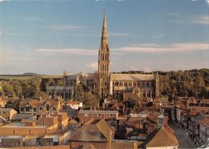 BR91408 salisbury cathedral view from the tower of st thomas church  uk