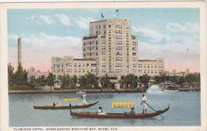 Florida Miami Flamingo Hotel Overlooking Biscayne Bay Curteich