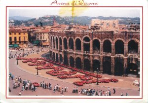 Postcard Europe Italy Verona arena Ferrari exposition