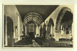 cu1273 - St Dubricius Church , Porlock , Devon - postcard