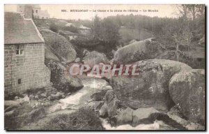 Old Postcard Huelgoat Chaos was falling I Pond Mill