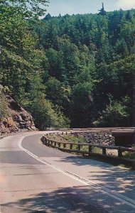 Picturesque Horseshoe Curve on Rip Van Winkle Trail, Catskills New York