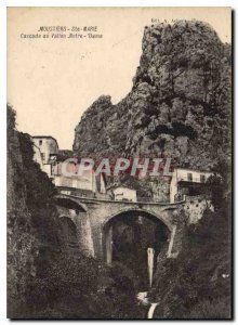 Postcard Old Moustiers Ste Marie Cascade knew Vallon Notre Dame