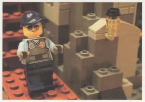 Lego Toy Germany Bob The Builder Construction Worker Model German Postcard