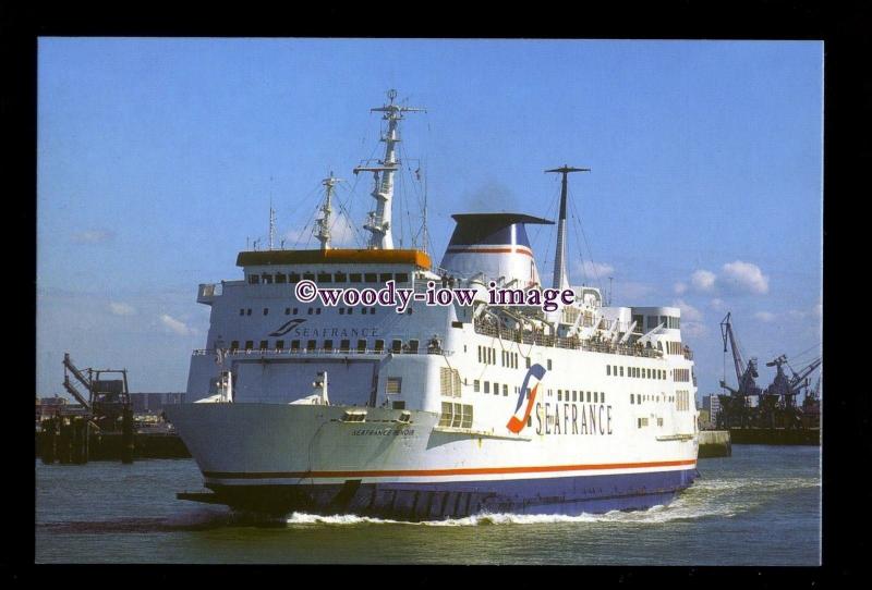 SIM0259 - SeaFrance Ferry- SeaFrance Renoir built 1981 ex Cote DAzur postcard