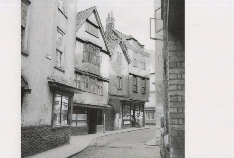 Host Street Bristol Fish & Chips Shop Real Photo Award Postcard