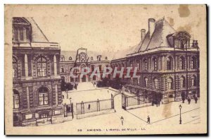 Old Postcard Amiens L & # 39Hotel City