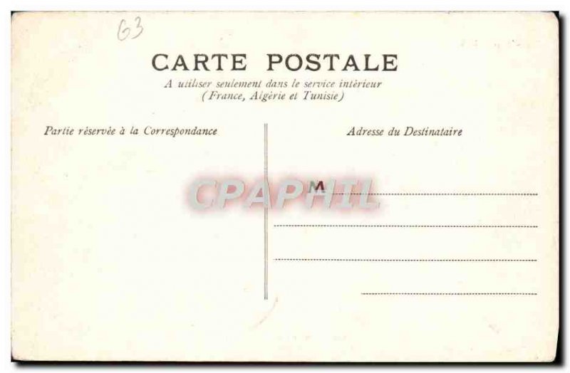 Old Postcard La Bourboule The rock fairies Grand Hotel and & # & # 39hotel of...