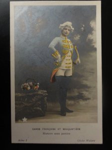 Garde française et bouquetière FRENCH GUARD & FLOWERGIRL No l RP c1906 110515