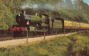 Lydham Manor 7827 Train at Dart Valley Railway Postcard