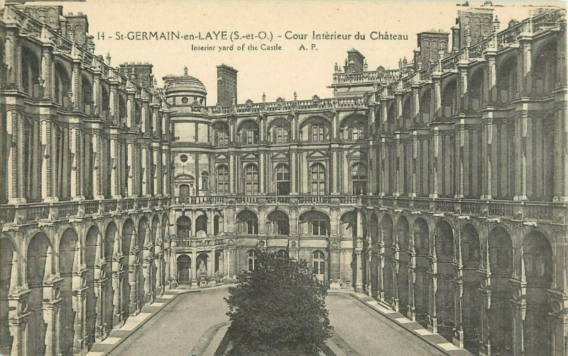 Postcard St-Germain-en-Laye